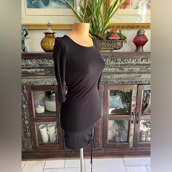 SW3 Bespoke Long Sleeve Bodycon Dress with drawstring - Picture 6 of 8